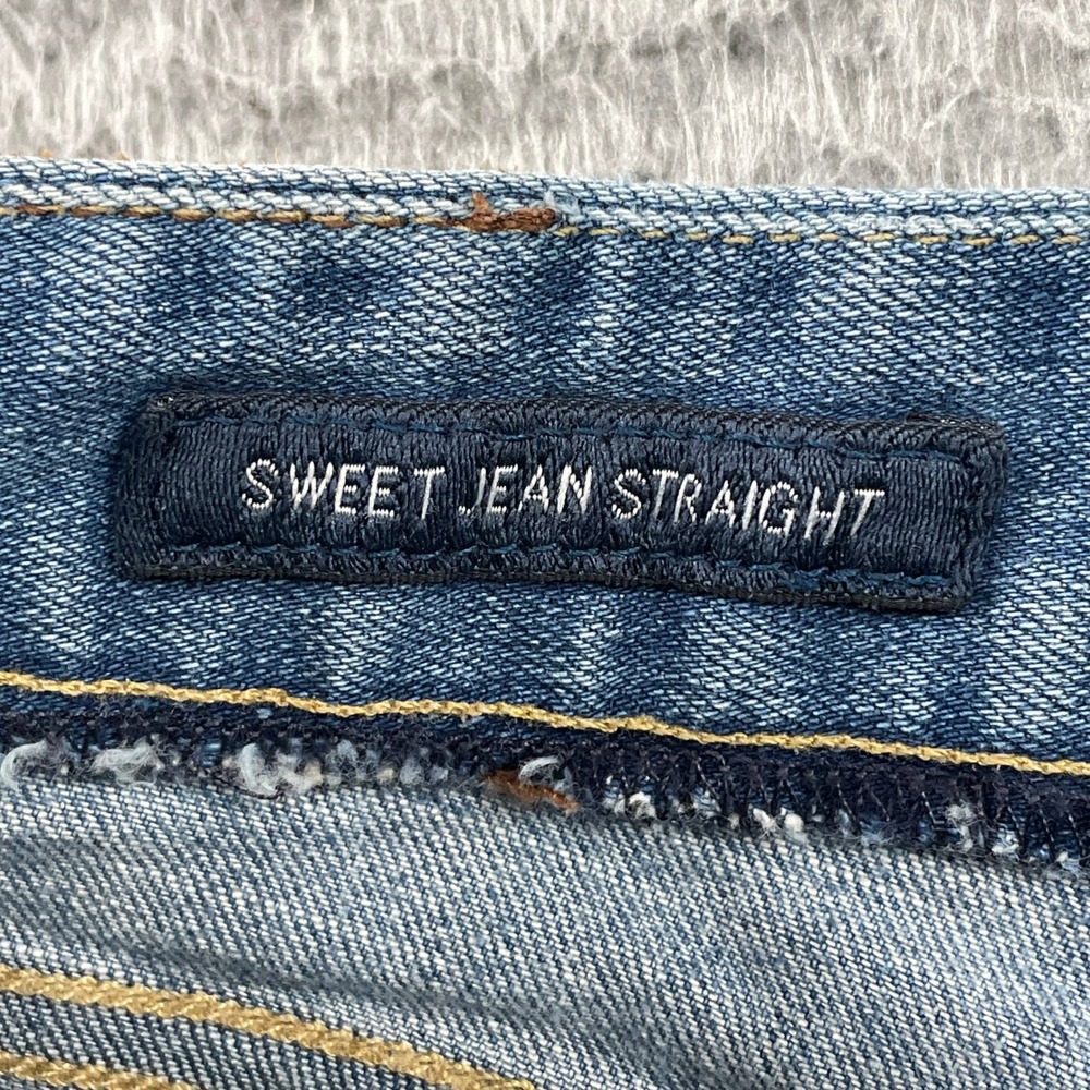 Lucky Brand Jeans Womens 8/29 Blue Sweet Jean Straight Medium Wash Denim Classic - Picture 4 of 10
